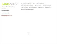 Tablet Screenshot of land-surv.com